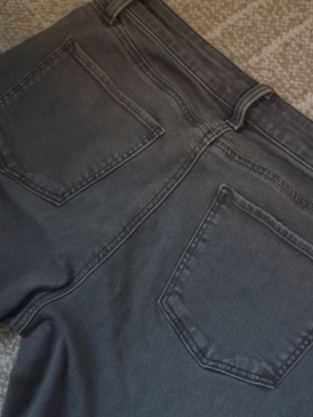 Talbots Slim Ankle Dark Gray Grey Jeans 6P - Picture 3 of 7